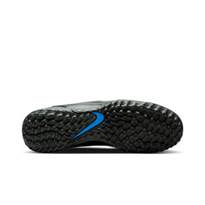 Nike Tiempo Legend 9 Academy TF - Zapatillas de fútbol multitaco de piel Nike suela turf - negras