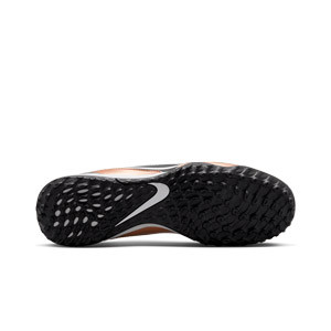 Nike Tiempo Legend 9 Academy TF - Zapatillas de fútbol multitaco de piel Nike suela turf - bronce