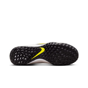 Nike Tiempo React Legend 9 Pro TF - Zapatillas de fútbol multitaco Nike TF suela turf - beige