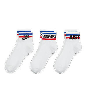 Calcetines Nike Everyday Essential 3 pares acolchados - Pack de 3 pares de calcetines tobilleros acolchados Nike - blancos