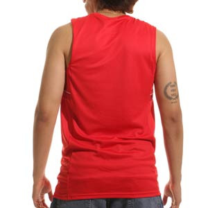 Camiseta tirantes Nike Dri-Fit Academy 21 - Camiseta sin mangas de entrenamiento de fútbol Nike - roja