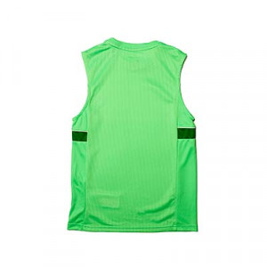 Camiseta tirantes Nike Dri-Fit Academy 21 niño - Camiseta sin mangas infantil de entrenamiento de fútbol Nike - verde
