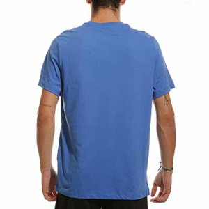 Camiseta Nike Barcelona Swoosh Club algodón - Camiseta de manga corta de algodón Nike del FC Barcelona - azul