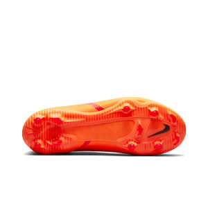 Nike Jr Phantom GT2 Academy DF FG/MG - Botas de fútbol con tobillera infantiles Nike DF FG/MG para césped artificial - naranja