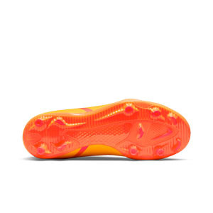 Nike Jr Phantom GT2 Club DF FG/MG - Botas de fútbol infantiles con tobillera FG/MG para césped artificial - naranja