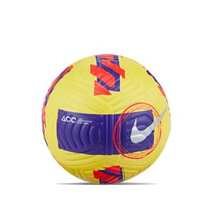 Balón Nike Flight FIFA talla 5 - Balón de fútbol profesional Nike talla 5 - amarillo, lila 