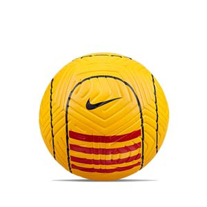 Balón Nike Barcelona Strike talla 5 - Balón de fútbol Nike FC Barcelona de la Senyera en talla 5 - amarillo