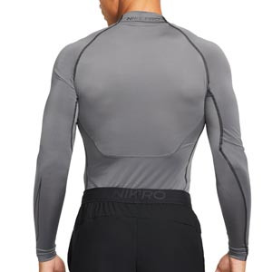 Camiseta interior térmica Nike Pro Dri-Fit - Camiseta interior compresiva de manga larga Nike - gris