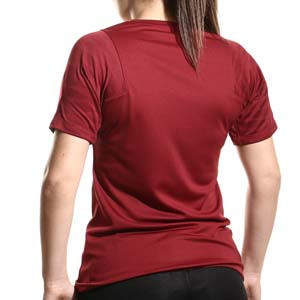 Camiseta Nike Liverpool entrenamiento mujer Strike - Camiseta de mujer de entrenamiento Nike del Liverpool FC - granate - completa trasera