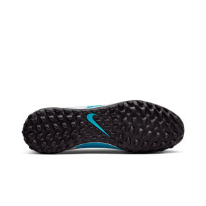 Nike Phantom GX Academy TF - Zapatillas de fútbol multitaco Nike TF suela turf - azules celeste, blancas