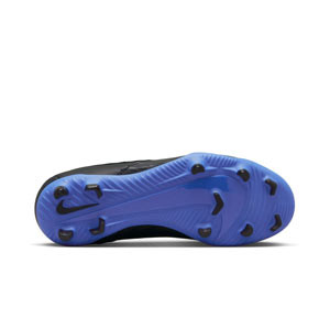 Nike Jr Phantom GX Club FG/MG - Botas de fútbol infantiles Nike FG/MG para césped artificial - negras, azules