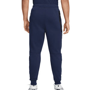 Pantalón Nike Francia Sportswear Tech Fleece Jogger - Pantalón largo de algodón Nike de la selección francesa - azul marino