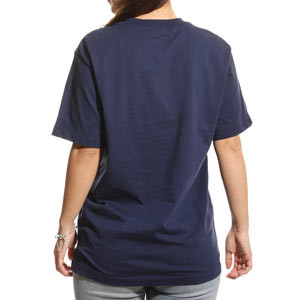 Camiseta Nike Chelsea mujer Swoosh - Camiseta de algodón para mujer Nike del Chelsea FC - azul marino