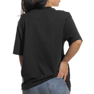 Camiseta de algodón Nike PSG mujer Swoosh - Camiseta de manga corta para mujer de algodón Nike del PSG - gris oscuro