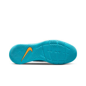 Nike Mercurial Jr Vapor 14 Academy IC - Zapatillas de fútbol sala infantiles Nike suela lisa IC - azules cian