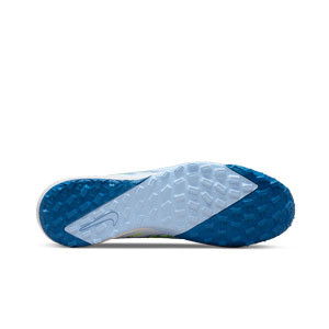 Nike Mercurial Vapor 14 Academy TF - Zapatillas de fútbol multitaco Nike suela turf - gris azuladas