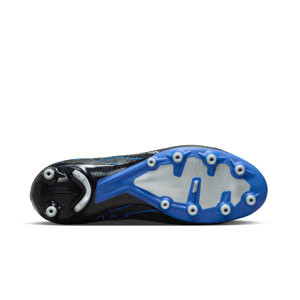 Nike Mercurial Zoom Superfly 9 Pro AG-PRO - Botas de fútbol con tobillera Nike AG-PRO para césped artificial - negras, azules