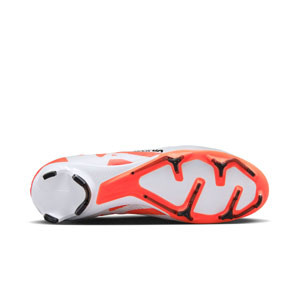 Nike Mercurial Zoom Vapor 15 Pro FG - Botas de fútbol Nike FG para césped natural o artificial de última generación - blancas, rojas