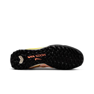 Nike Mercurial Zoom Vapor 15 Pro TF - Zapatillas de fútbol multitaco Nike TF suela turf - amarillas, naranjas