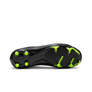 Nike Mercurial Jr Zoom Superfly 9 Academy FG/MG - Botas de fútbol infantiles con tobillera Nike FG/MG para césped artificial - negras