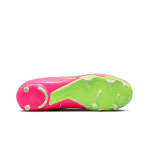 Nike Mercurial Zoom Superfly 9 Academy FG/MG - Botas de fútbol con tobillera Nike FG/MG para césped artificial - rosas