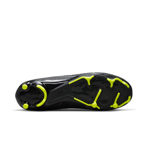Nike Mercurial Zoom Vapor 15 Academy FG/MG - Botas de fútbol Nike FG/MG para césped artificial - negras