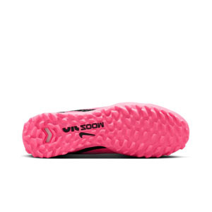 Nike Mercurial Zoom Vapor 15 Academy TF - Zapatillas de fútbol infantiles multitaco Nike suela turf - rosas