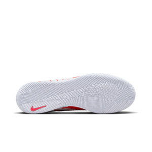 Nike Mercurial Superfly 9 Club IC - Zapatillas de fútbol sala con tobillera Nike suela lisa IC - blancas, rojas
