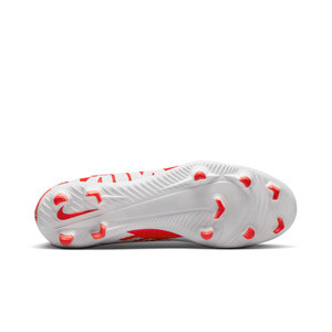 Nike Mercurial Vapor 15 Club FG/MG - Botas de fútbol Nike FG/MG para césped artificial - rojas, blancas