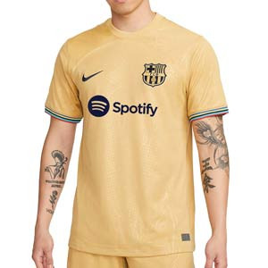 Camiseta Nike 2a Barcelona 2022 2023 Pedri Dri-Fit Stadium - Camiseta de la segunda equipación de Pedri Nike del FC Barcelona 2022 2023 - dorada