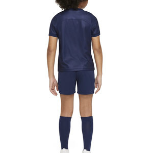 Equipación Nike PSG niño 3-8 años 2022 2023 - Conjunto infantil de 3 a 8 años Nike de la primera equipación PSG 2022 2023 - azul marino