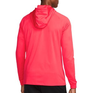 Chaqueta Nike Liverpool Dri-Fit Strike Hoodie - Chaqueta de chándal con capucha Nike del Liverpool FC - roja rosada