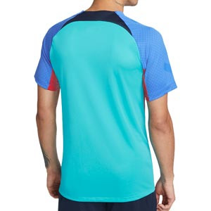 Camiseta Nike Barcelona entrenamiento Dri-Fit Strike - Camiseta de entrenamiento Nike del FC Barcelona - azul turquesa