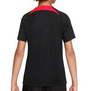 Camiseta Nike Liverpool niño entrenamiento Dri-Fit Strike - Camiseta infantil de entrenamiento Nike del Liverpool FC - negra