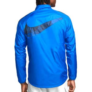 Chubasquero Nike Inter Repel Academy All Weather Fan - Chaqueta inpermeable Nike del Inter - azul 