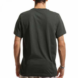 Camiseta Nike Atlético Swoosh Club UCL - Camiseta de algodón Nike del Atlético de Madrid Champions League - verde oscuro