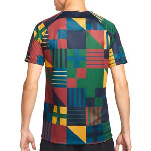 Camiseta Nike Portugal Dri-Fit pre-match - Camiseta de calentamiento pre-partido Nike de la selección portuguesa - multicolor