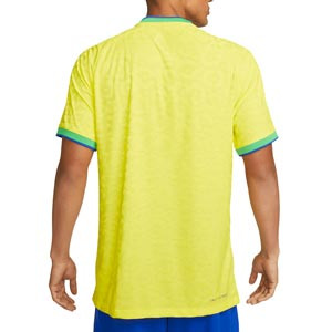 Camiseta Nike Brasil 2022 2023 Dri-Fit ADV Match - Camiseta auténtica primera equipación Nike de la selección brasileña 2022 2023 - amarilla