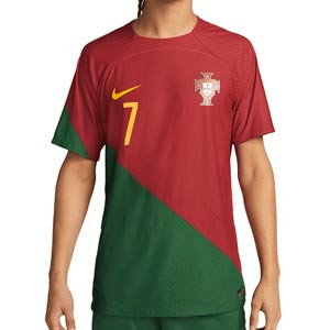 Camiseta Nike Portugal Ronaldo 2022 2023 Dri-Fit ADV Match - Camiseta de la primera equipación de Cristiano Ronaldo 7 de la selección de Portugal 2022 2023 - roja