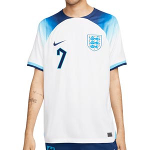 Camiseta Nike Inglaterra Saka 2022 2023 Dri-Fit Stadium - Camiseta de la primera equipación Nike de Inglaterra Saka 2022 2023- blanca
