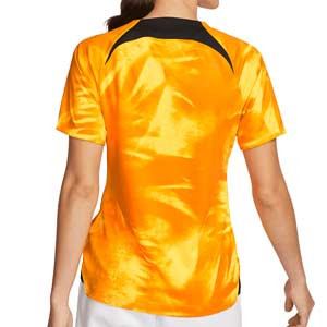 Camiseta Nike Holanda mujer 2022 2023 Dri-Fit Stadium - Camiseta de mujer primera equipación Nike de la selección holandesa 2022 2023 - naranja