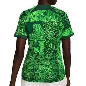 Camiseta Nike Nigeria mujer 2022 2023 Dri-Fit Stadium - Camiseta de mujer primera equipación Nike de la selección de Nigeria 2022 2023 - verde
