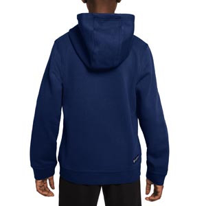 Sudadera Nike Francia niño Sportswear Hoodie Club - Sudadera con capucha infantil de algodón Nike de Francia - azul marino