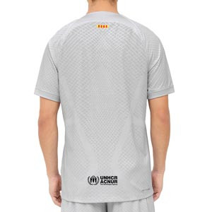 Camiseta Nike 3a Barcelona 2022 2023 Dri-Fit ADV Match - Camiseta auténtica tercera equipación Nike del FC Barcelona 2022 2023 - gris
