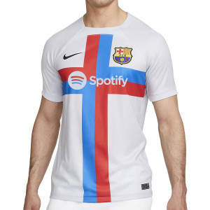 Camiseta Nike 3a Barcelona Pedri 2022 2023 Dri-Fit Stadium - Camiseta tercera equipación de Pedri Nike del FC Barcelona 2022 2023 - gris