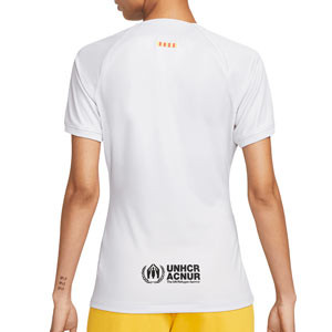 Camiseta Nike 3a Barcelona mujer 2022 2023 Dri-Fit Stadium - Camiseta tercera equipación Nike del FC Barcelona 2022 2023 - gris