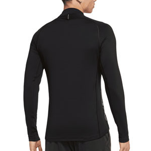 Camiseta interior termica Nike Pro Warm Mock - Camiseta interior compresiva de manga larga Nike Pro Warm Mock - negra