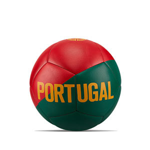 Balón Nike Portugal Pitch talla 5 - Balón de fútbol Nike de la selección de Portugal talla 5 - verde, granate