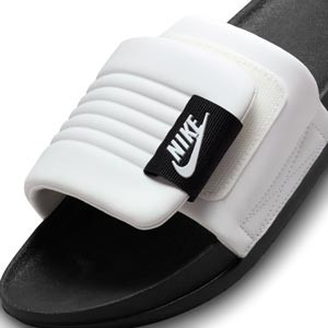 Nike Offcourt Adjust - Chancletas de baño Nike - blancas, negras