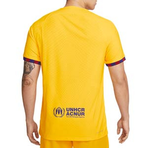 Camiseta Nike 4a Barcelona Senyera 2023 Dri-Fit ADV Match - Camiseta auténtica cuarta equipación Nike del FC Barcelona 2023 - amarilla